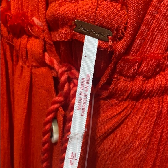 Free People Bali Will Wait For You Red MIDI - Picture 10 of 10